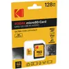 Image de Kodak EKMSDM128GXC10HPRK Carte mémoire Micro SDXC Class 10 UHS-I U3 V30 A1 microSDXC, 128 Go, Class 10 / UHS-III