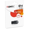 Image de Emtec D250 Mini lecteur USB flash 64 Go USB Type-A 2.0 Noir - Neuf