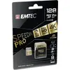 Image de Emtec mSD 128GB UHS-I U3 V30 A1 SpeedIN Pro + Adaptateur