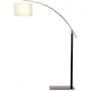 Image de Homemaison - Lampadaire Design, Lampadaire Arc Rainbow Marron En Wood, Aluminor