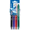 Image de PILOT 547938 PILOT Roller à encre FRIXION BALL CLICKER 07 Set2Go, étui de 4 pièces