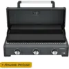 Image de Campingaz   Plancha À Gaz 3 Brûleurs Blue Flame 7200w   Surface De Cuisson 69x36 Cm   Couvercle Avec Thermomètre   Plaque En Fonte Émaillée