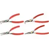 Image de FACOM Jeu de 4 pinces pour Circlips - becs droits et becs coudés à 90° - 18 à 60 mm