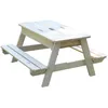 Image de Soulet - Table Pique-nique Pour Enfants En Bois Brut