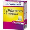 Image de Complément alimentaire Juvamine 12 Vitamines & 9 Minéraux, 30 comprimés
