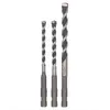Image de Jeu de forets polyvalents SDS quick 3 pièces 5 - 8 mm Bosch - 2609256918