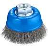 Image de Brosse boisseau PRO Metal clean, 70 x 0,3 mm, filet