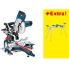 Image de BOSCH Professional 0601B19100 + 0601B12300 BOSCH Professional GCM 8 SJL + Arbeitstisch GTA 2600 Paneelsäge 1.600 W