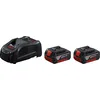 Image de Bosch Professional - Pack De 2 Batteries Bosch Gal 1880 Cv - 1600a00b8j - 18v - 5.0ah Avec Chargeur