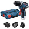 Image de Perceuse-visseuse Sans Fil Gsr 12v-35 Fc Bosch Sans Batterie/chargeur Avec 4 Embouts Dans L-boxx