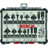 Image de Bosch - Set De Fraises, Tige De 1/4 Pouce, 15 Pièces Accessories 2607017473