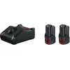 Image de 2 Batteries Gba 12v 2.0ah + Chargeur Gal 12v-40 Bosch - 1600a019r8