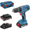 Image de Perceuse-visseuse À Percussion Sans Fil Gsb 18v-21 Bosch / Batterie 2x 2,0 Ah + Chargeur En Coffret L - 06019h1107