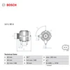 Image de Alternateur Bosch 0 986 041 920 Vw 037 903 025 M 037 903 025 T 038 903 018 A