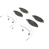 Image de Bosch Bp269 Plaquettes De Frein - Avant - Ece-r90 - 1 Jeu De 4 Plaquettes