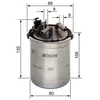 Image de Filtre Conduite De Carburant - 0450906426 - Bosch