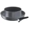 Image de Lot de 1 poêle 28cm et 1 casserole 20cm aluminium antiadhésif + poignée - Tefal - L6829202 - ingenio mineralia force