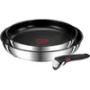 Image de Lot de 2 poêles 22/26cm inox + poignée - Tefal - L9739002 - ingenio preference