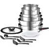 Image de Tefal Ingenio Emotion - Batterie de cuisine - 15 pièces - Induction - Empilable - Poignée amovible