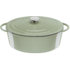 Image de Tefal Lov Cocotte ovale en fonte 34cm vert clair E25806