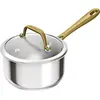 Image de Paul Bocuse Casserole Inox 16cm Casserole Inox 16cm Avec Couvercle Verre - Gpe Seb France Tefal Menage