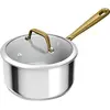 Image de Casserole Inox Paul Bocuse 18cm Inox Durable, Couvercle Verre, Polyvalente - Gpe Seb France Tefal Menage