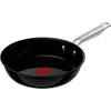 Image de Tefal Experience Ceram G2220423, poêle ronde, polyvalente, noire, en céramique, résistante à 250 °C, en aluminium