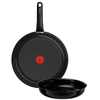 Image de Tefal Ingenio Excellence Ceramic Set De 2 Poêles Antiadhésives 24 Et 28 Cm Noir