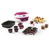 Image de Tefal Machine à gâteaux intelligente, 5 programmes automatiques, 1 mode manuel, 12 moules mini gâteaux, 1 grand moule, Compatible avec la gamme CreaBake, Cake Factory Délices KD810112 en occasion ou reconditionné