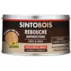 Image de Sinto   Pâte À Bois Chêne Foncé 250g   Pour Reboucher Fissures Et Imperfections   Séchage Rapide 2h   Intérieur Et Extérieur   Sans Odeur
