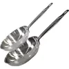 Image de Lot de 2 poêles inox de 24 cm et 28 cm Elo Profi Therm