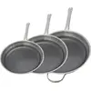 Image de Set de 3 poêles de cuisson 24/28/32 cm en acier inoxydable avec 3 ustensiles de cuisson sans Elo Relief Solution