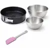 Image de Set De 4 Ustensiles De Pâtisserie Moule À Gâteaux Bols Et Spatule Perfectback+ Perfectback+ Zenker Perfectback+