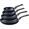 Image de Set de 4 poêles antiadhésives céramique 16, 20, 24 et 28 cm Fackelmann Brandao