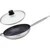Image de Set Poêle 32 cm céramique sans et couvercle Profi Therm Platinum Elo