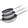 Image de Set de 3 Poêles 24, 28 et 32 cm céramique sans Profi Therm Platinum Elo