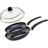 Image de Set de 2 Poêles 20 et 24 cm céramique sans et 2 couvercles Elo Prima Cucina
