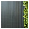 Image de Sicatec - Canisse Plastic 'ovale Double Face Anthracite 1 M X 3 M