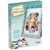 Image de Kit loisirs créatifs Sequins LANSAY Collection Sequins - Ours féerique encadré, 7+, cadre bleu-vert et rose - Neuf
