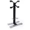 Image de Support TV Erard 039051 190,5 cm (75 ) Réglable en Hauteur avec Tablette en Verre Trempé et Roulettes - Neuf
