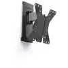 Image de Support mural TV ERARD WAM 200TW1 orientable et inclinable avec déport VESA 19-49 pouces charge 15 kg noir - Neuf