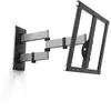 Image de Support TV mural ERARD WAM 400TW3 inclinable et articulé avec déport 40-80 pouces jusqu'à 35 kg VESA 200x300 Noir et gris métallisé - Neuf