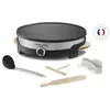 Image de Crêpière Lagrange Tradi'Duo 1500 W 35 cm alu moulé avec plaque antiadhésive et grille 4 mini crêpes Noir - Neuf