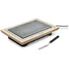 Image de Gril LAGRANGE Pierre Deluxe, gris, bois, sur pied, pierre, 375 x 235 mm, 1100 W, 480 mm