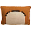 Image de Vivaraise - Coussin Décoratif Laly Doré - Lin-coton 40x65 Cm