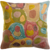 Image de Vivaraise - Coussin Brodé Nestor - Coton 45x45 Cm - Design Multicolore Vivaraise