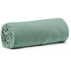 Image de Vivaraise - Drap Housse Calita En Coton 100% - Couleur Sauge - Taille 200x180 Cm Avec Bonnet 30 Cm