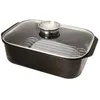 Image de Cocotte rectangulaire en fonte d'aluminium 33x21cm + couvercle - Baumalu - 382932 -
