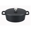 Image de Cocotte - Baumalu - Ovale Mini - Fonte - 12,5x9,5 Cm - Couvercle