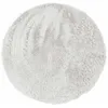 Image de Thedecofactory - Neo Yoga - Tapis Salon Lavable À Base Fine Et Souple Extra Doux Blanc Diam.120